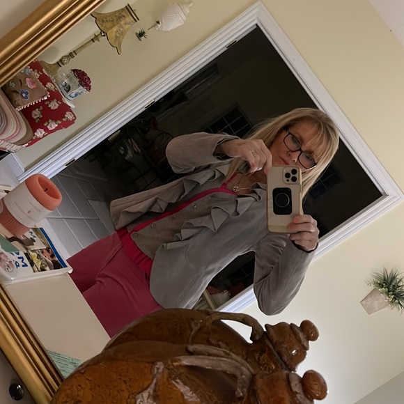 WHBM Suede Jacket - Picture 2 of 6